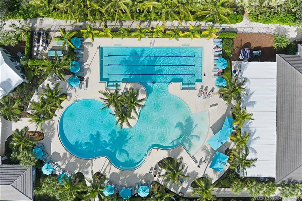 Large pool and lap pool at the Club