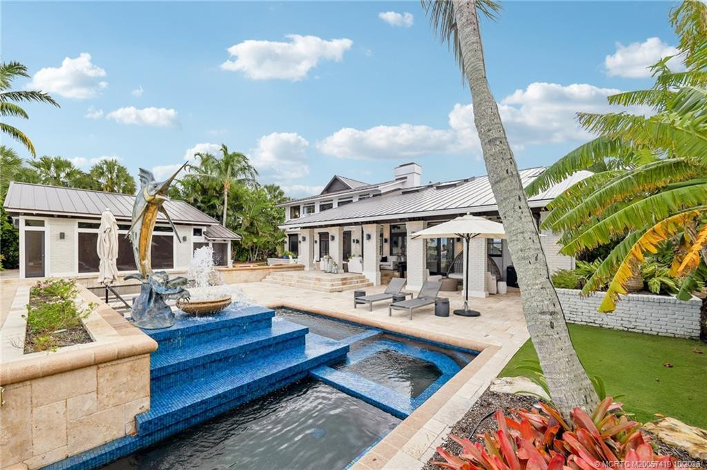 An exquisite outdoor living space