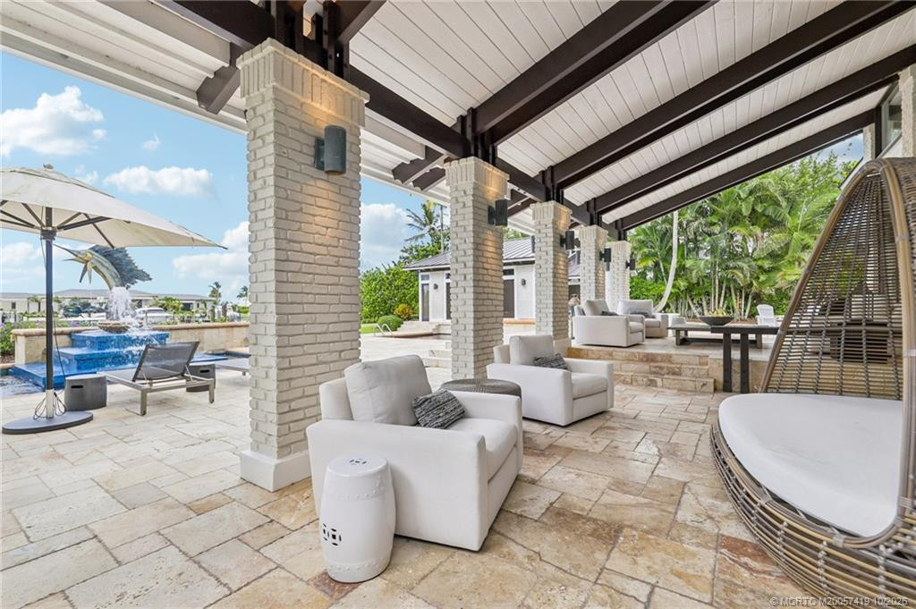 Covered patio