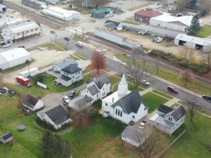 Photo for 60 W Main Street, Lewiston, MN 55952 - Listing #5678198 60 W Main St Lewiston MN 55952-038-039-Aerial View-MLS_Size