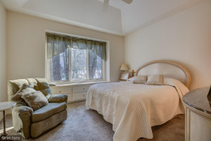 Photo for 4611 Bayswater Road, Excelsior, MN 55331 - Listing #5725865 Master bedroom with trayed ceiling, window bench and fan