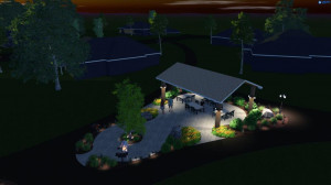 Photo for TBD Twinleaf Circle, Nisswa, MN 56468 - Listing #5730643 Day or night enjoyment at the Pine Trails pavilion