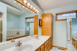 Photo for 308 Arthur Street, Edina, MN 55343 - Listing #5728996 The owner's en suite features a double vanity, bidet, and tons of storage.