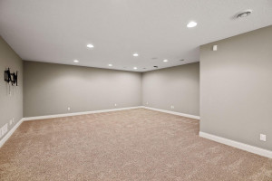 Photo for 5633 Tracy Avenue, Edina, MN 55436 - Listing #5715166 Spacious lower level family room with fantastic ceiling height and in ceiling speakers.