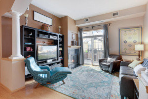Photo for 1800 Graham Avenue, MN 55116 - Listing #5735855 Living area features charming gas fireplace