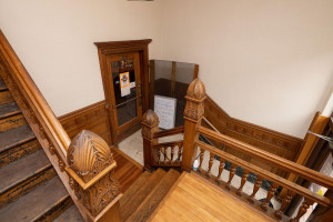 Photo for 100 S Washington Street, Lake City, MN 55041 - Listing #5758864 Stairway leading to the upper-level banquet area