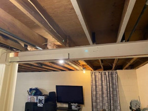 Photo for 7525 University Avenue NE, Fridley, MN 55432 - Listing #6009566 twenty sixSteel I beam construction has kept this home straight and true