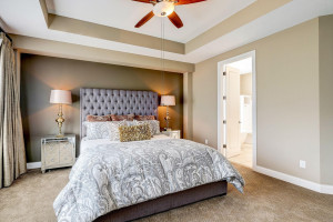 Photo for 5173 Suntide Pass, Woodbury, MN 55129 - Listing #6006439 Automated custom curtains, ceiling fan & LARGE walk-in closet!