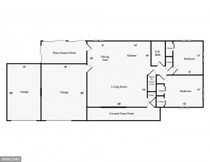 Photo for 1020 W Center Street, Lake City, MN 55041 - Listing #6027326 Main Level Floor Plans - 1010 W Center Street