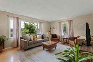 Photo for 4753 Abbott Avenue S, Minneapolis, MN 55410 - Listing #6028078 Main floor living room with hardwood floors