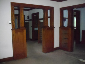 Photo for 609 S Section Avenue, Spring Valley, MN 55975 - Listing #6023748 Original columns between living & dining area - and living & foyer areas