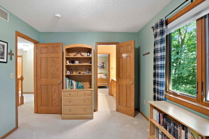 Photo for 3600 Alvarado Lane N, Plymouth, MN 55446 - Listing #6014595 Looking through the two bedrooms joined by a Jack and Jill bathroom.