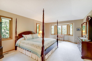 Photo for 3600 Alvarado Lane N, Plymouth, MN 55446 - Listing #6014595 The owner's suite is located at the end of the catwalk in the upper level.