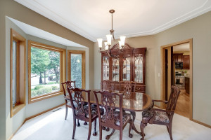 Photo for 3600 Alvarado Lane N, Plymouth, MN 55446 - Listing #6014595 The formal dining room with a bay picture window and plenty of space to expand your table for family and friends. All windows throughout the 1st and 2nd floor are Renewal by Anderson.