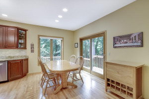 Photo for 3600 Alvarado Lane N, Plymouth, MN 55446 - Listing #6014595 Eat-in kitchen area, with access to the main level family room. Open-concept space keeps friends and family together during the big game, or for special occasions.