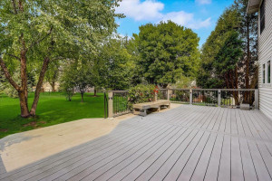 Photo for 16634 Imperial Court, Lakeville, MN 55044 - Listing #6098405 Enjoy the outdoors in the lush flat backyard with expansive maintenance free deck and gorgeous greenery.