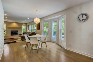 Photo for 16634 Imperial Court, Lakeville, MN 55044 - Listing #6098405 Adjoining informal dining with texture accent wall + access to the deck – easily extend your dining or entertaining outdoors!