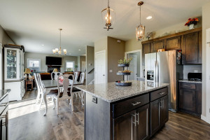 Photo for 1651 102nd Avenue, Hammond, WI - Listing #6102433 While the chef is cooking, they have the ability to visit with people anywhere on the lower level.