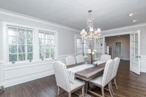 Photo for 615 8th Avenue SW, Rochester, MN 55902 - Listing #5748504 Elegant formal dining with crown molding and hardwood floors.