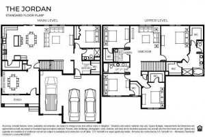 Photo for 12292 62nd Street NE, Otsego, MN 55301 - Listing #6112849 Market rendering of the standard Jordan floor plan.