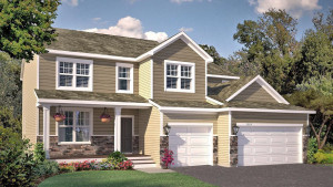 Photo for 12292 62nd Street NE, Otsego, MN 55301 - Listing #6112849 The distinctive architecture of the Jordan plan provides admirable curb appeal and a welcoming covered front porch. *pictures are of model home, actual colors may vary.