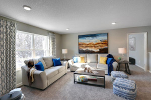 Photo for 12292 62nd Street NE, Otsego, MN 55301 - Listing #6112849 Relax, play and enjoy! This upper level game room provides an additional 270 square feet of living space and is conveniently located adjacent to all four of the upper level bedrooms. *pictures are of model home, actual colors may vary.