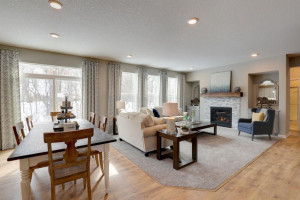 Photo for 12292 62nd Street NE, Otsego, MN 55301 - Listing #6112849 Seamlessly connected to the kitchen is the dinette and the family room. *pictures are of model home, actual colors may vary.