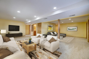 Photo for 670 Norton Street, Hammond, WI - Listing #6137051 Large basement family room (room has been virtually staged)
