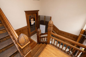 Photo for 100 S Washington Street, Lake City, MN 55041 - Listing #6171856 Stairway leading to the upper-level banquet area