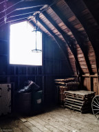 Photo for 90917 240th Street, Austin, MN 55912 - Listing #6176986 Up in the hayloft we find that huge light that is just stunning through the window at night!