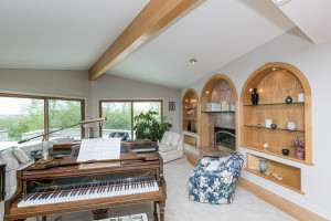 Photo for 4030 Silver Creek Road NE, Rochester, MN 55906 - Listing #6187170 formal living, gas fireplace and views to downtown
