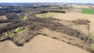 Photo for 4491 Hadley Valley Road NE, Rochester, MN 55906 - Listing #6198490 aerial view showcasing the 2 land parcels