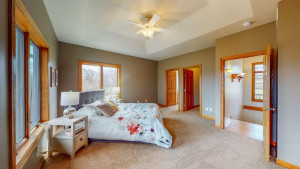 Photo for 4491 Hadley Valley Road NE, Rochester, MN 55906 - Listing #6198490 master bathroom with master walk in closet and master bath