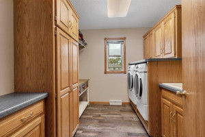 Photo for 714 5th Street NW, Richmond, MN 56368 - Listing #6199191 Right off the door way from garage is a spacious laundry room with 1/2 bathroom. Ton's of storage and window to the backyard.