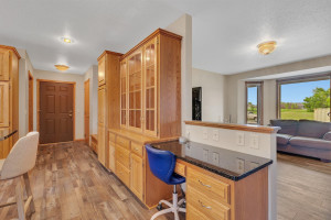Photo for 714 5th Street NW, Richmond, MN 56368 - Listing #6199191 No shortage of storage with these great built-ins. Desk's granite top matches the kitchen. Bench near garage door with more storage and huge walk-in closet next to door for coats, shoes etc.
