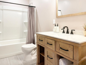 Photo for 1015 166th Street, Hammond, WI - Listing #6222408 Lower level full bath has been recently completed and has beautiful finishing touches.