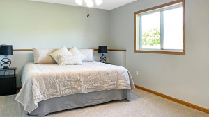 Photo for 1015 166th Street, Hammond, WI - Listing #6222408 Lower level 3rd bedroom is spacious and bright.