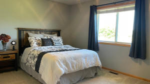 Photo for 1015 166th Street, Hammond, WI - Listing #6222408 Upper level bedroom one receives ample natural light.
