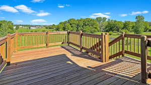 Photo for 1015 166th Street, Hammond, WI - Listing #6222408 Back deck off the upper level is perfect for grilling and relaxation.