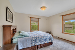 Photo for 714 5th Street NW, Richmond, MN 56368 - Listing #6199191 Large main floor bedroom with walk in closet. Brand new carpet in all bedrooms, sun room and stairs.