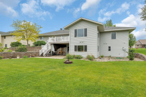 Photo for 714 5th Street NW, Richmond, MN 56368 - Listing #6199191 Back view of Home. Lower level has been totally updated: new flooring, ceiling, paint and hot tub room.