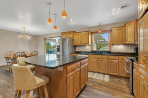 Photo for 714 5th Street NW, Richmond, MN 56368 - Listing #6199191 Beautiful granite counter tops and island.