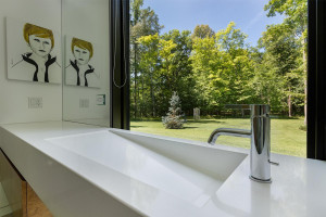 Photo for Bovey, MN 55709 - Listing #5497223 Signature Hardware and hidden plumbing, a Mr. Steam Shower and outdoor views in the master bathroom.
