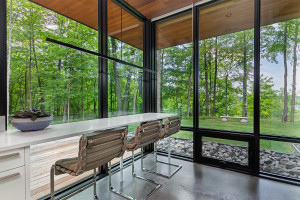 Photo for Bovey, MN 55709 - Listing #5497223 Eat-in kitchen with glimpses of Twin Lake.