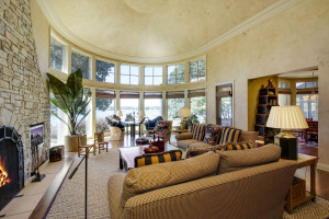 Photo for 3960 Walden Shores Road, Wayzata, MN 55391 - Listing #5641066 two story living room off kitchen with floor to ceiling windows over looking the water!