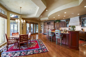 Photo for 3960 Walden Shores Road, Wayzata, MN 55391 - Listing #5641066 view from living room of eat in dining room and open kitchen