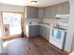 Photo for 21230 Irvine Avenue NW, Bemidji, MN 56601 - Listing #5501454 Picture window in the kitchen to watch the wildlife in the back yard.
