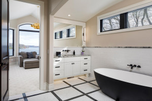 Photo for 4595 Merrywood Lane, Minnetrista, MN 55331 - Listing #5675325 Another view of the sitting room and the owner's bath ensuite