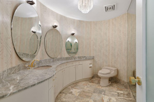 Photo for 4637 E Lake Harriet Parkway, Minneapolis, MN 55419 - Listing #5700168 Main floor marble bath located in the foyer.
