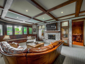 Photo for 18230 Bearpath Trail, Eden Prairie, MN 55347 - Listing #5702048 Lower level family room finished with the incredible details